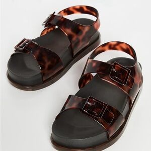 Melissa Tortoiseshell Platform Sandals